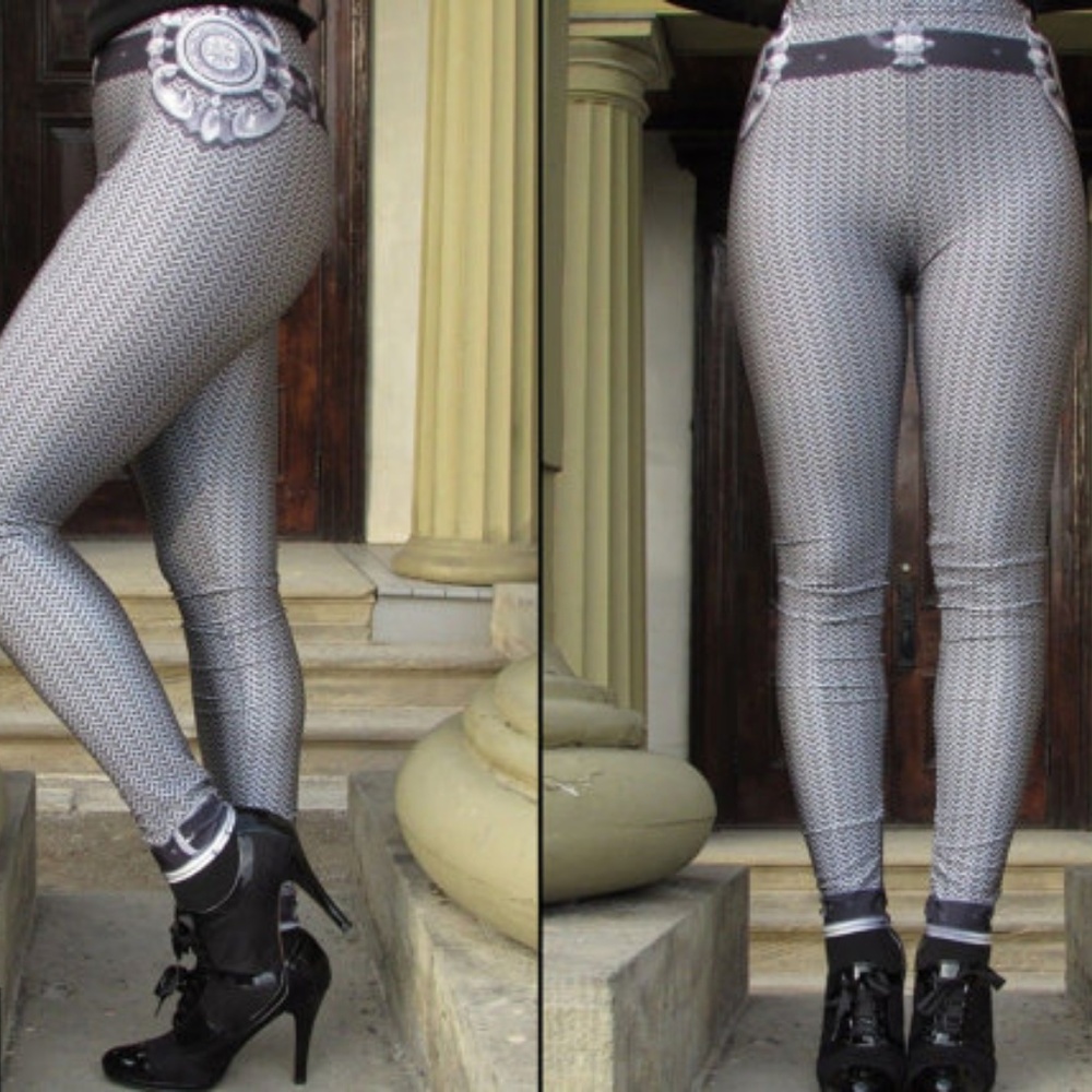 TAFI Chainmail Armor Leggings Cosplay LARP Small